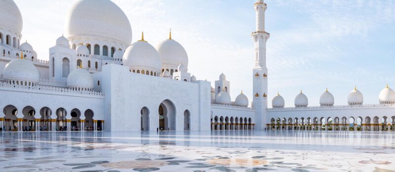 シェイク・ザーイド・グランド・モスク　アラブ首長国連邦の風景