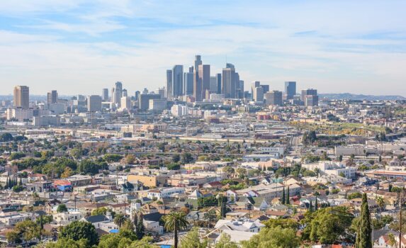 ロサンゼルスの風景　アメリカ合衆国の風景