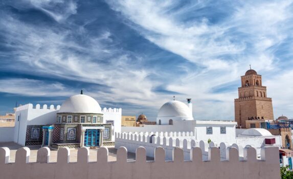 ケロアンのグレートモスク　チュニジアの風景