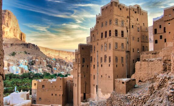 ハドラマウトの風景　イエメンの風景