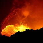 ニカラグアの活火山「マサヤ火山」の風景　ニカラグアの風景