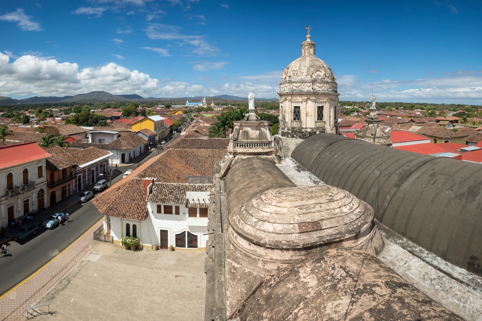 ラ・メルセー教会　グラナダ　ニカラグアの風景