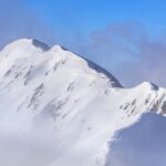 冬のモルドベアヌ山　ルーマニアの風景