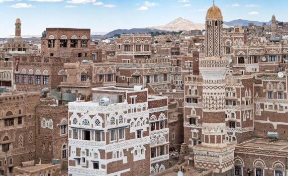 サナアの町並み　イエメンの風景