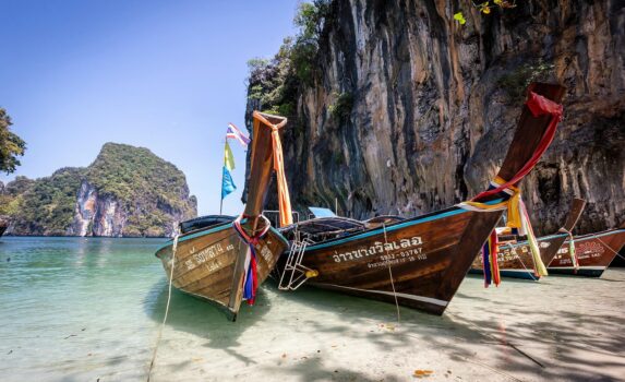 アオナン・ビーチ 　クラビ　タイの風景