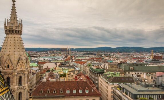 ウィーンの街並み　オーストリアの風景