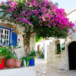 路地裏の風景　ギリシャの風景