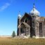 大草原の教会　カナダの風景