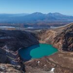カムチャツカ半島　ゴレリー火山の風景