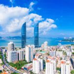 中国・福建省廈門市の街並み　中国の風景
