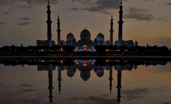 シェイク・ザーイド・グランド・モスク　アラブ首長国連邦の風景