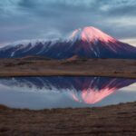 カムチャツカ半島トルバチク火山　ロシアの風景