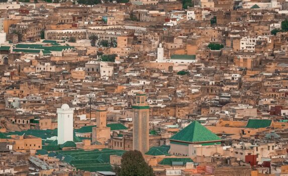 フェズの街並み　モロッコの風景