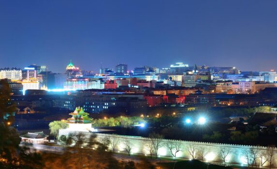 北京の夜の風景　中国の風景