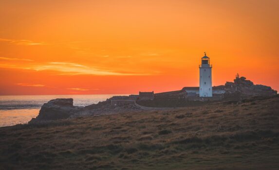 ゴッドレビーの灯台　イギリスの風景