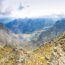 リスィ山から見るタトラ山脈（ハイタトラス）の風景　スロバキアの風景