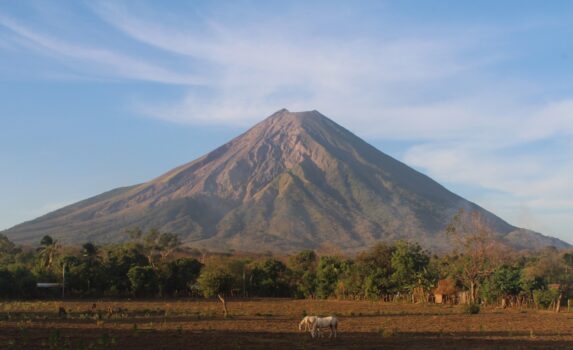 ニカラグアの火山　ニカラグアの風景