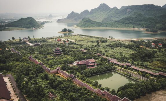 ニンビンの風景　ベトナムの風景