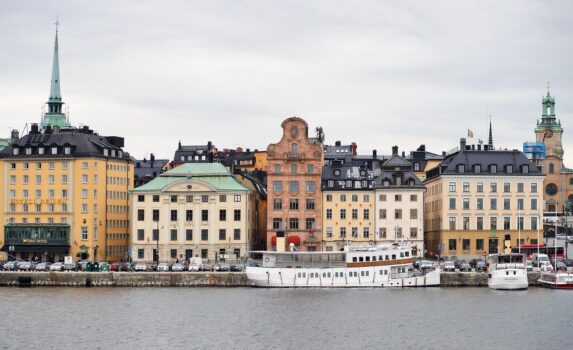 ガムラスタン　ストックホルムの街並み　スウェーデンの風景