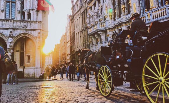 グラン・プラス　ブリュッセルの町並み　ベルギーの風景