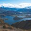 ロイズ・ピークから見るワナカ湖　ニュージーランドの風景