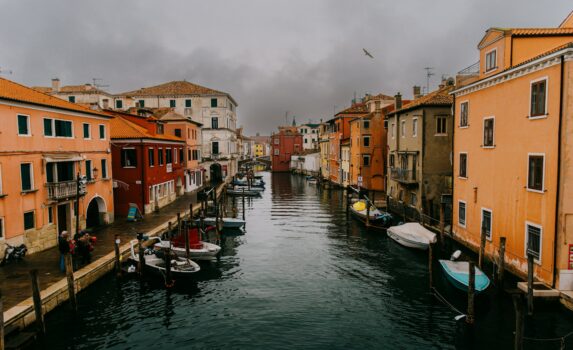 キオッジャの風景　イタリアの風景