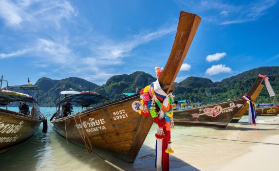 ピピ島　アオナン　タイの風景