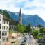 ファドゥーツの風景　リヒテンシュタインの風景