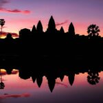 アンコール ワットの絶景　シェムリアップ　カンボジアの風景