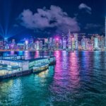 香港の夜景　香港の風景