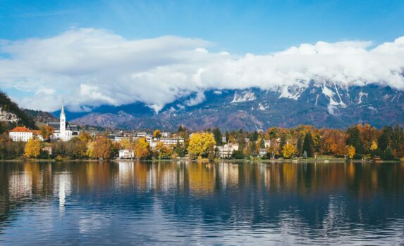 ブレッドの風景　スロベニアの風景