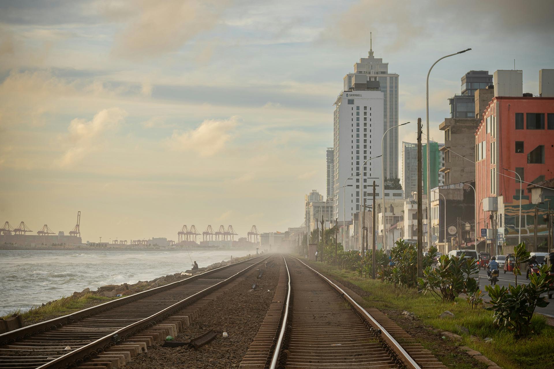 コロンボの風景　スリランカの風景