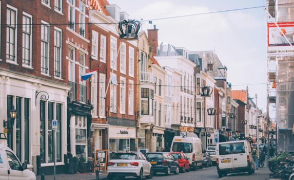 ハーグの街並み　オランダの風景