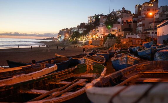 タガズート・ビーチの風景　モロッコの風景