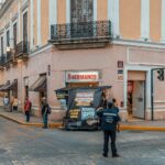 メリダの町並み　メキシコの風景