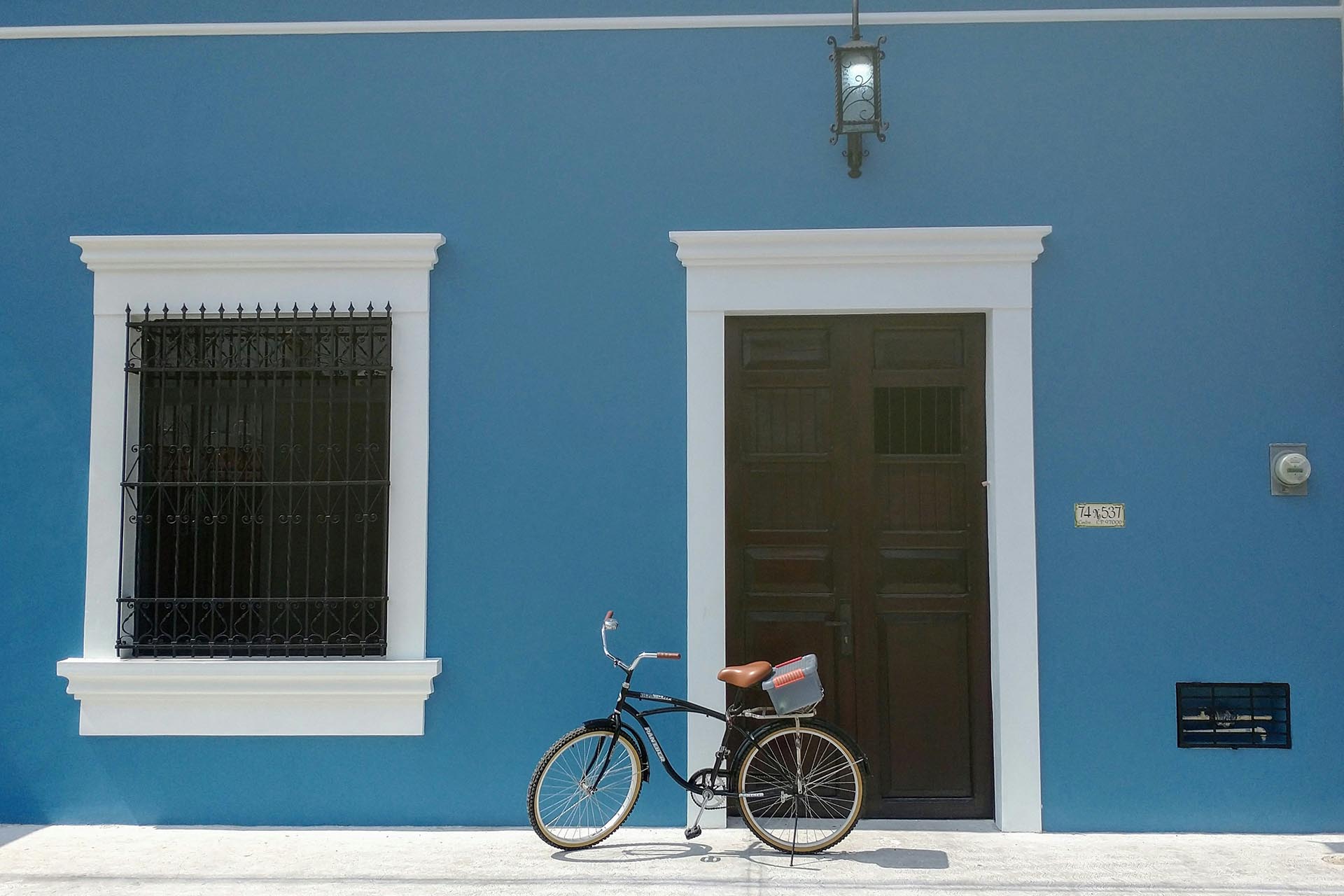 メリダの街角　メキシコの風景