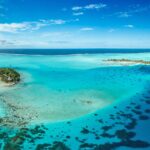 ボラボラ島の絶景　フランス領ポリネシアの風景