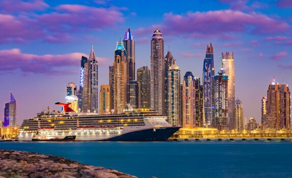 ドバイの風景　アラブ首長国連邦の風景