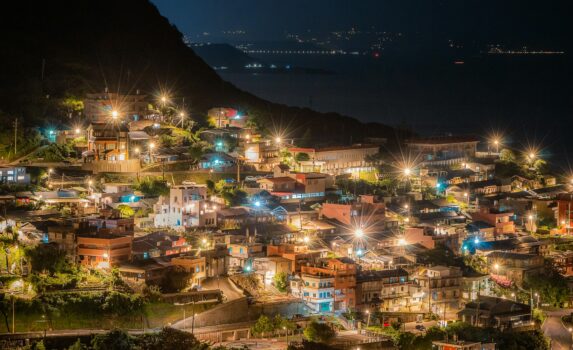 夜の台北　台湾の風景