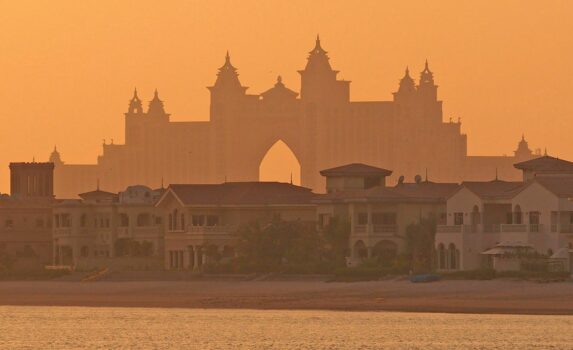 ドバイの風景　アラブ首長国連邦の風景