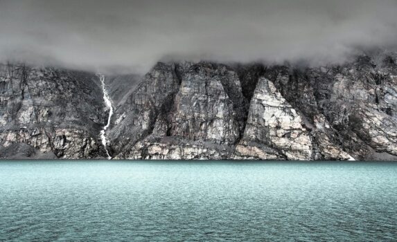 バフィン島の風景　カナダの風景