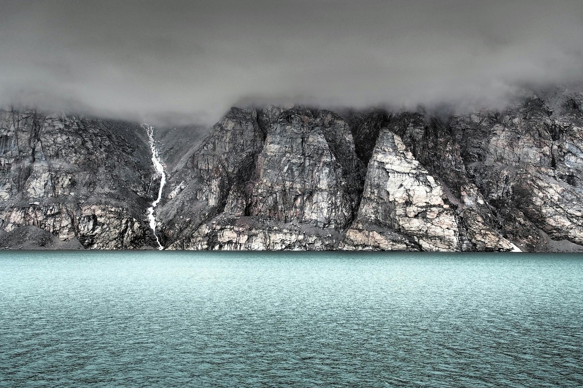 バフィン島の風景　カナダの風景