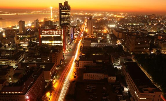 マプトの風景　モザンビークの風景