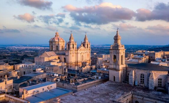 イムディーナの風景　マルタの風景