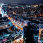 夜のタリン　エストニアの風景