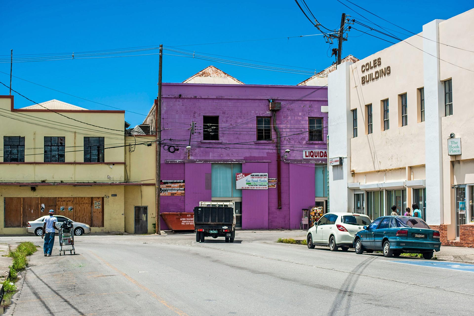 カリブの町並み　バルバドスの風景
