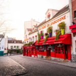 モンマルトルの街角　パリの風景　フランスの風景
