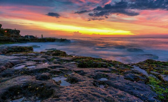 夕暮れのバリ　インドネシアの風景