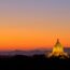 夕暮のバガン　ミャンマーの風景