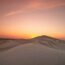 エル・ウェッド　夕暮れの砂漠　アルジェリアの風景
